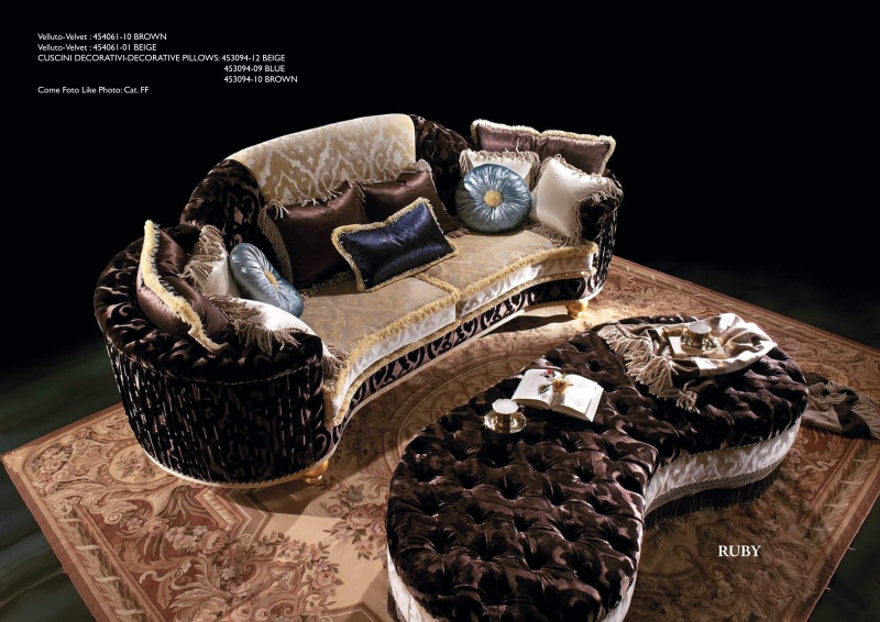 диван в стиле арт деко - Bedding Ruby