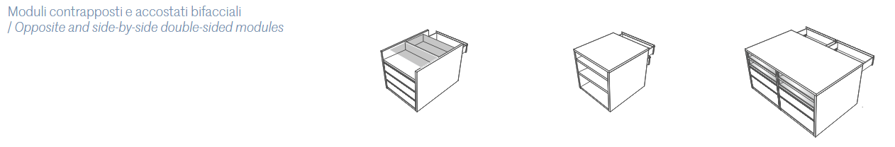 Технические данные и чертежи Комод для гардероба Atollo от San Giacomo