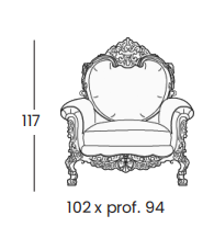 Технические данные и чертежи Кресло с круглым столиком Silik - Plutone 8841 8846
