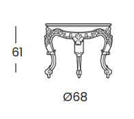 Технические данные и чертежи Кровать  - Elena от фабрики Silik
