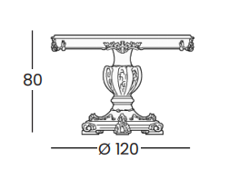 Технические данные и чертежи Стол Fidia 9954 и кресло 9958 от фабрики Silik