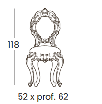 Технические данные и чертежи Стол со стульями Silik - Minerva