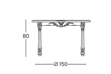Технические данные и чертежи Витрина в белом цвете Talia от фабрики Silik