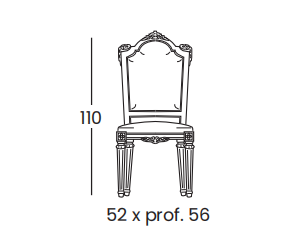 Технические данные и чертежи Витрина в белом цвете Talia от фабрики Silik