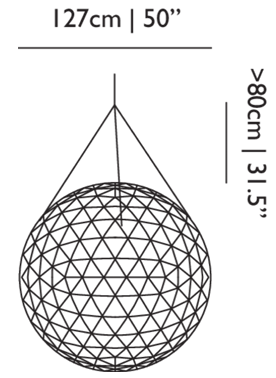 Технические данные и чертежи Светильник Moooi - Raimond