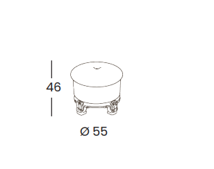 Технические данные и чертежи Туалетный стол с зеркалом в серебре Silik - Elena 727-C
