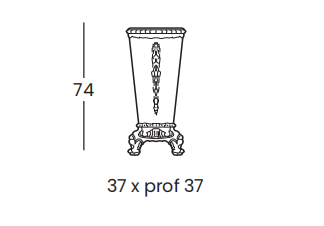 Технические данные и чертежи Золотая зонтница Silik - Accessories