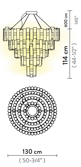 Технические данные и чертежи Набор светильников La Lollo от фабрики-производителя Slamp
