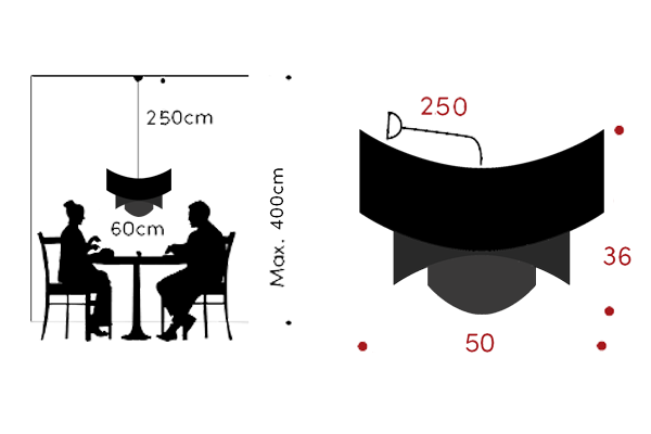 Технические данные и чертежи Люстра Maya от фабрики Fraumaier