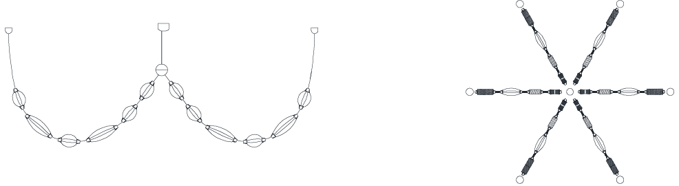 Технические данные и чертежи Подвесной светильник COLLIER T1800/R фабрики Italamp - Incanto
