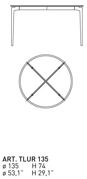 Технические данные и чертежи Мебель для столовой Alivar - Liuto