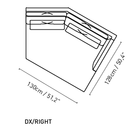 Технические данные и чертежи Диван Alivar Edward Sofa