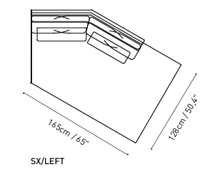 Технические данные и чертежи Диван Alivar Edward Sofa