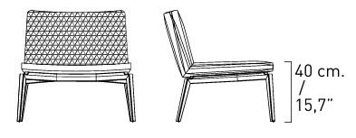 Технические данные и чертежи Стул Alivar Flexa PFX1T