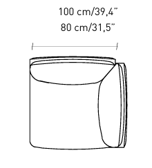 Технические данные и чертежи Диван Alivar Durante