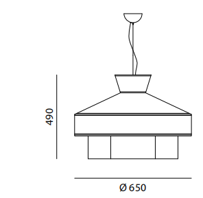 Технические данные и чертежи Торшер от фабрики Servomuto модель Giardino Sand
