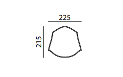 Технические данные и чертежи Настенный светильник от фабрики Servomuto модель Ambarabà Butterfly