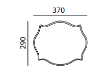 Технические данные и чертежи Настенный светильник от фабрики Servomuto модель Cime Tempestose Butterfly