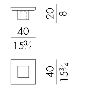 Технические данные и чертежи Журнальный стол Momo от Hessentia
