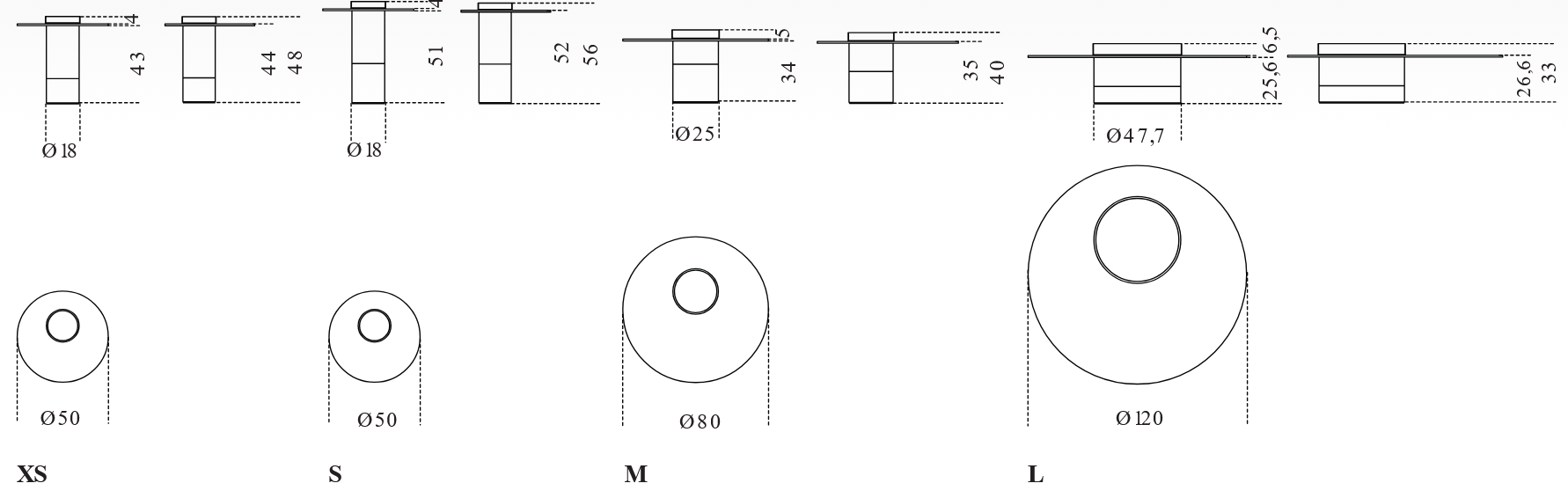 Технические данные и чертежи Журнальный стол Haumea Anniversary от Galotti Radice