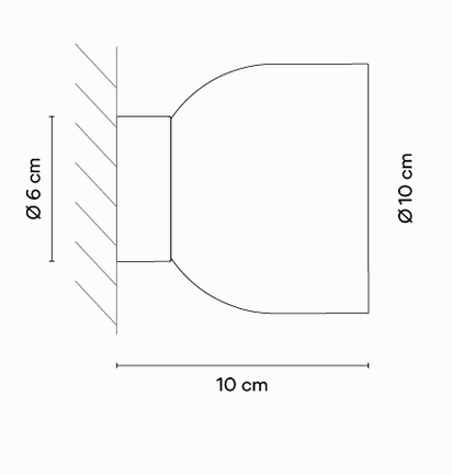 Технические данные и чертежи Бра Plusminus solo от Vibia