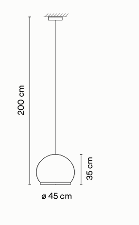 Технические данные и чертежи Потолочный светильник Knit от Vibia