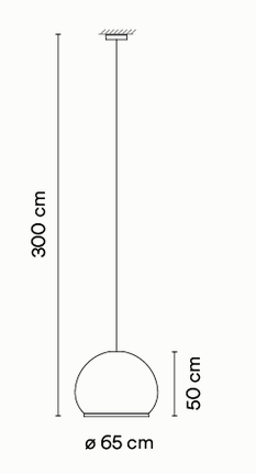 Технические данные и чертежи Потолочный светильник Knit от Vibia