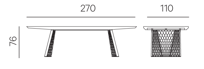 Технические данные и чертежи Обеденный стол Stealth table, стул Is-a, стул Ketch, сервант B-Side от фабрики Henge