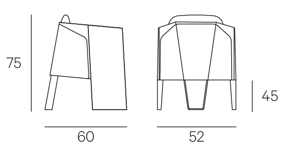 Технические данные и чертежи Обеденный стол Stealth table, стул Is-a, стул Ketch, сервант B-Side от фабрики Henge