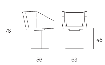 Технические данные и чертежи Диван Eclipse - журнальный столик Monolith Table - кофейный столик Poke Table от Henge