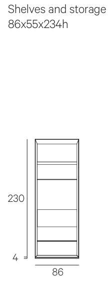 Технические данные и чертежи Витрина Loom FR от фабрики Henge