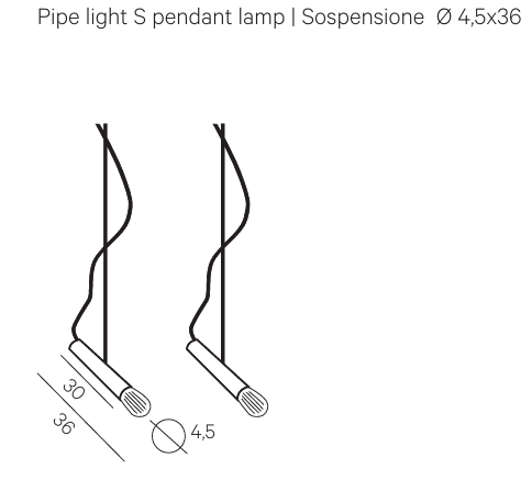 Технические данные и чертежи Буфет Side-X и подвесной светильник Pipe Light-S от фабрики Henge