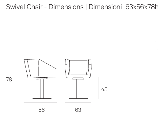 Технические данные и чертежи Стул Hexagon Chair Henge