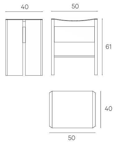 Технические данные и чертежи Стул Rio Stool Henge