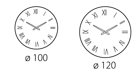 Технические данные и чертежи Часы модель Portofino Clock от Riflessi
