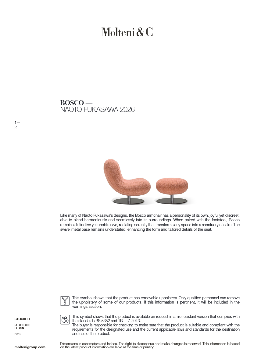 Технические характеристики и чертежи Molteni & C BOSCO