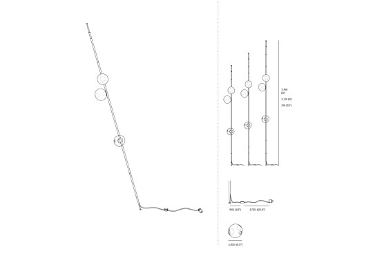 Технические характеристики и чертежи Bocci 28 Stem Floor