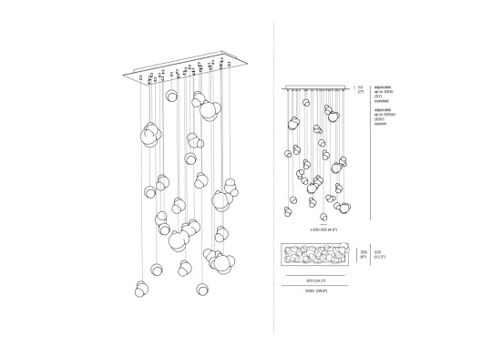 Технические характеристики и чертежи Bocci 57.26 Pendant