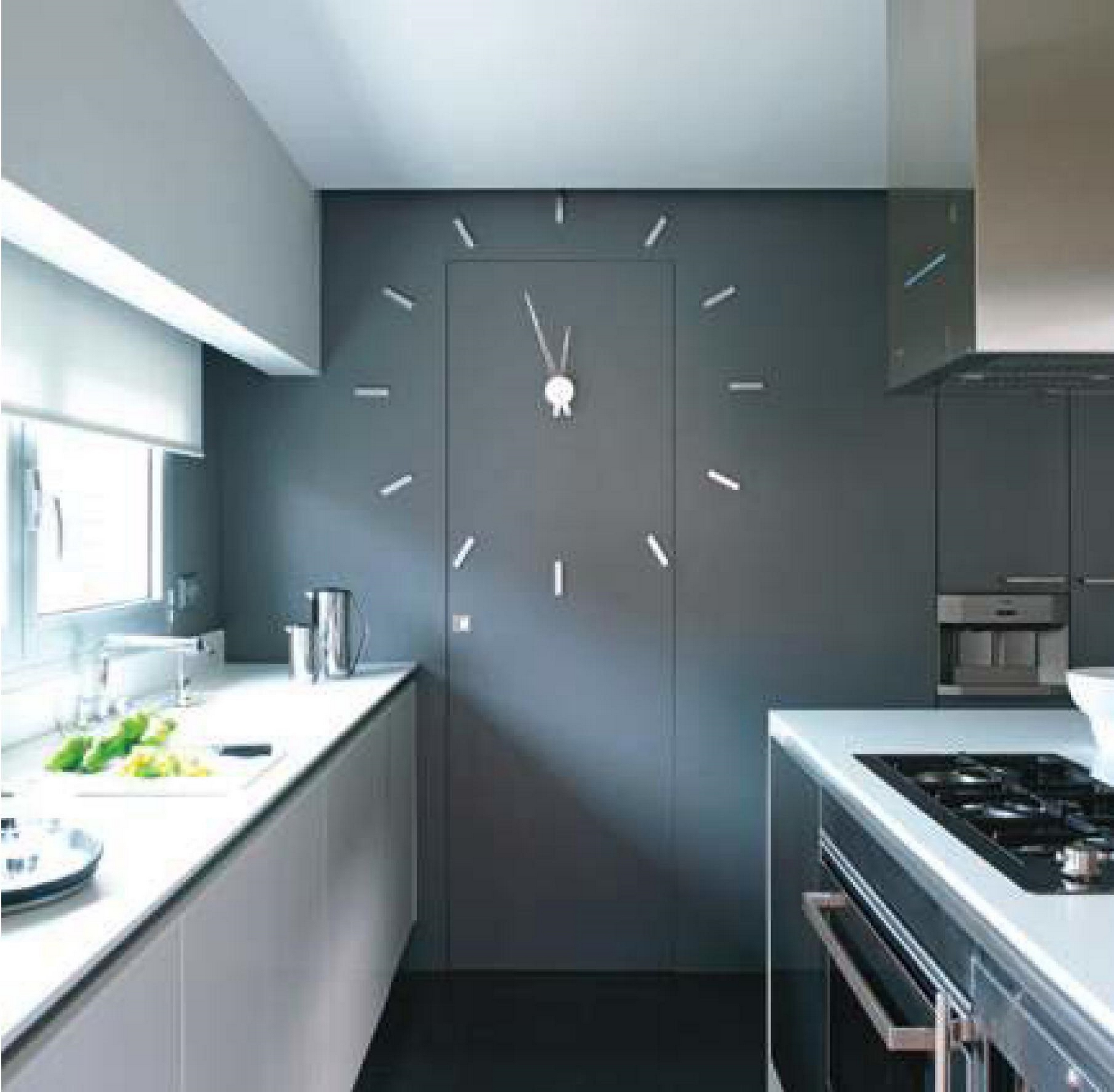 На кухне есть часы. Часы настенные "tacon 12 Gold n Nomon". Стильные часы на кухню. Часы на кухню настенные в интерьере. Дизайнерские часы на кухню.