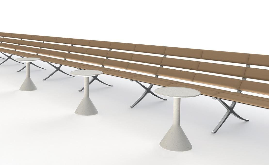 Банкетки от фабрики BD Barcelona Design модель BENCHB-BENCH