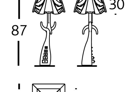 Настольная лампа BD Barcelona Design DA0066BL image 2