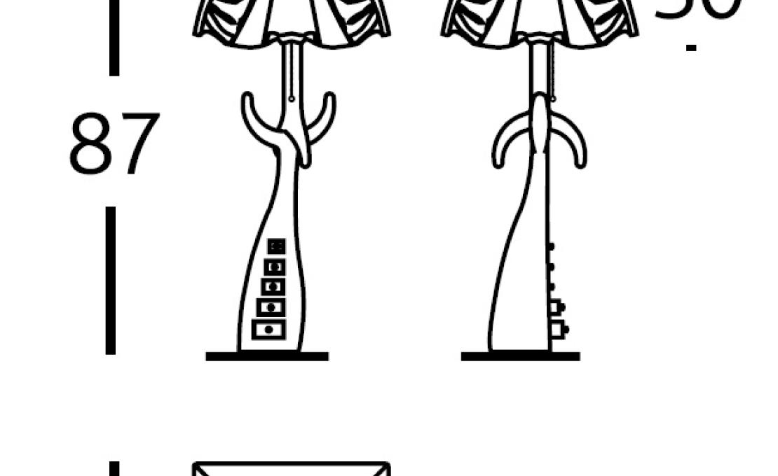 Настольная лампа от фабрики BD Barcelona Design модель DA0066BL