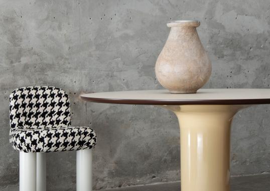 Стол круглый от фабрики BD Barcelona Design модель EXPLORER4\