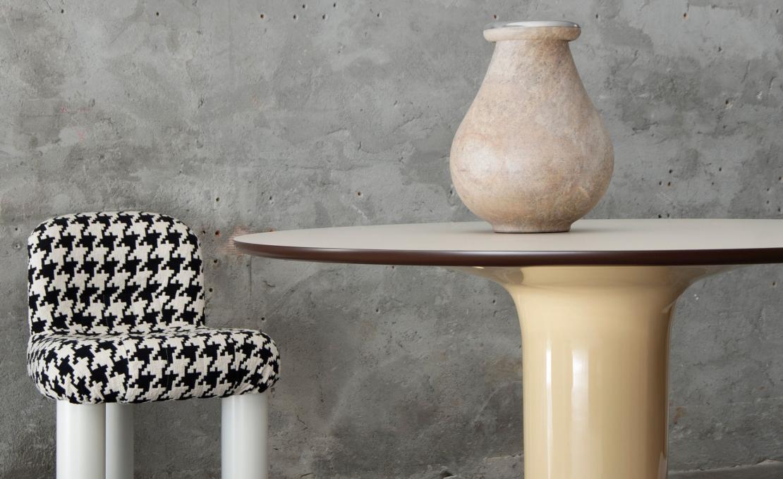 Стол круглый от фабрики BD Barcelona Design модель EXPLORER4\