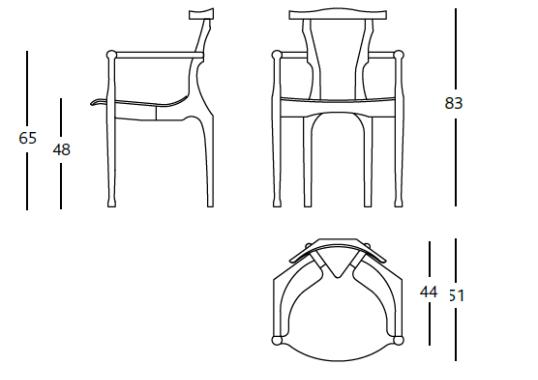 Стул BD Barcelona Design GAUFR-CHAIR image 2