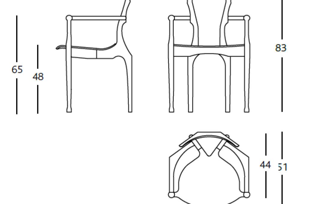 Стул от фабрики BD Barcelona Design модель GAUFR-