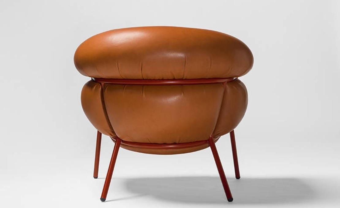 Кресло от фабрики BD Barcelona Design модель Grasso Arm