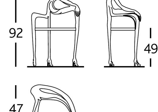 Кресло BD Barcelona Design DA0059 image 3