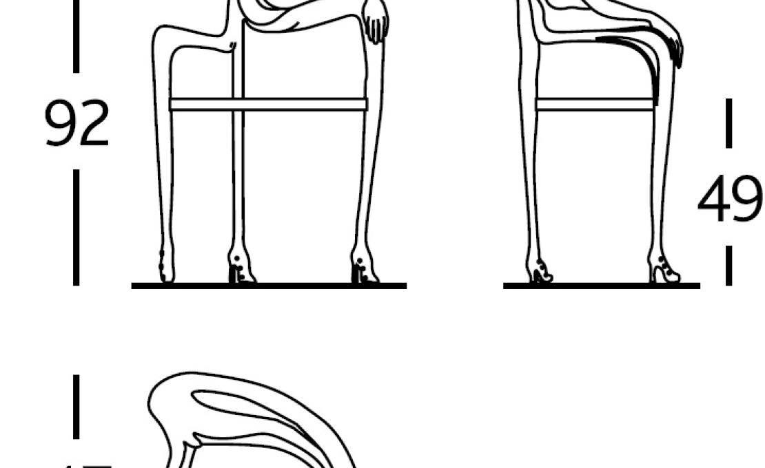 Кресло от фабрики BD Barcelona Design модель DA0059