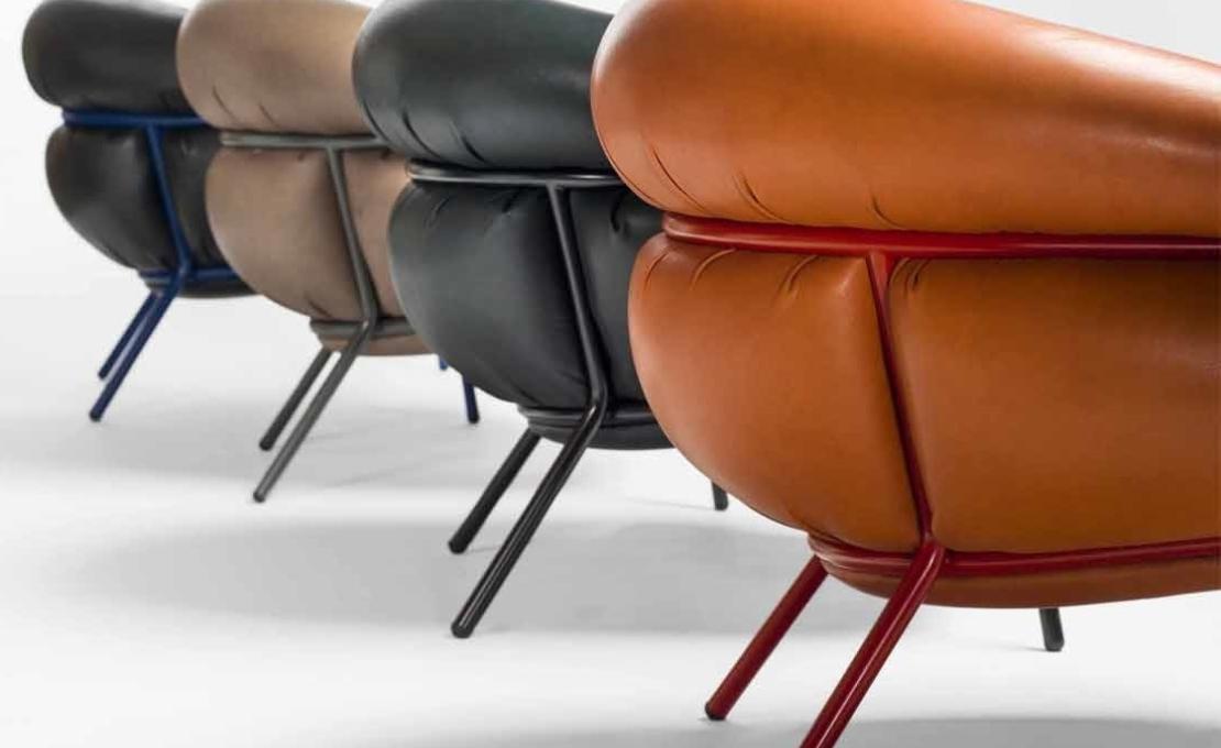 Кресло от фабрики BD Barcelona Design модель Grasso Arm